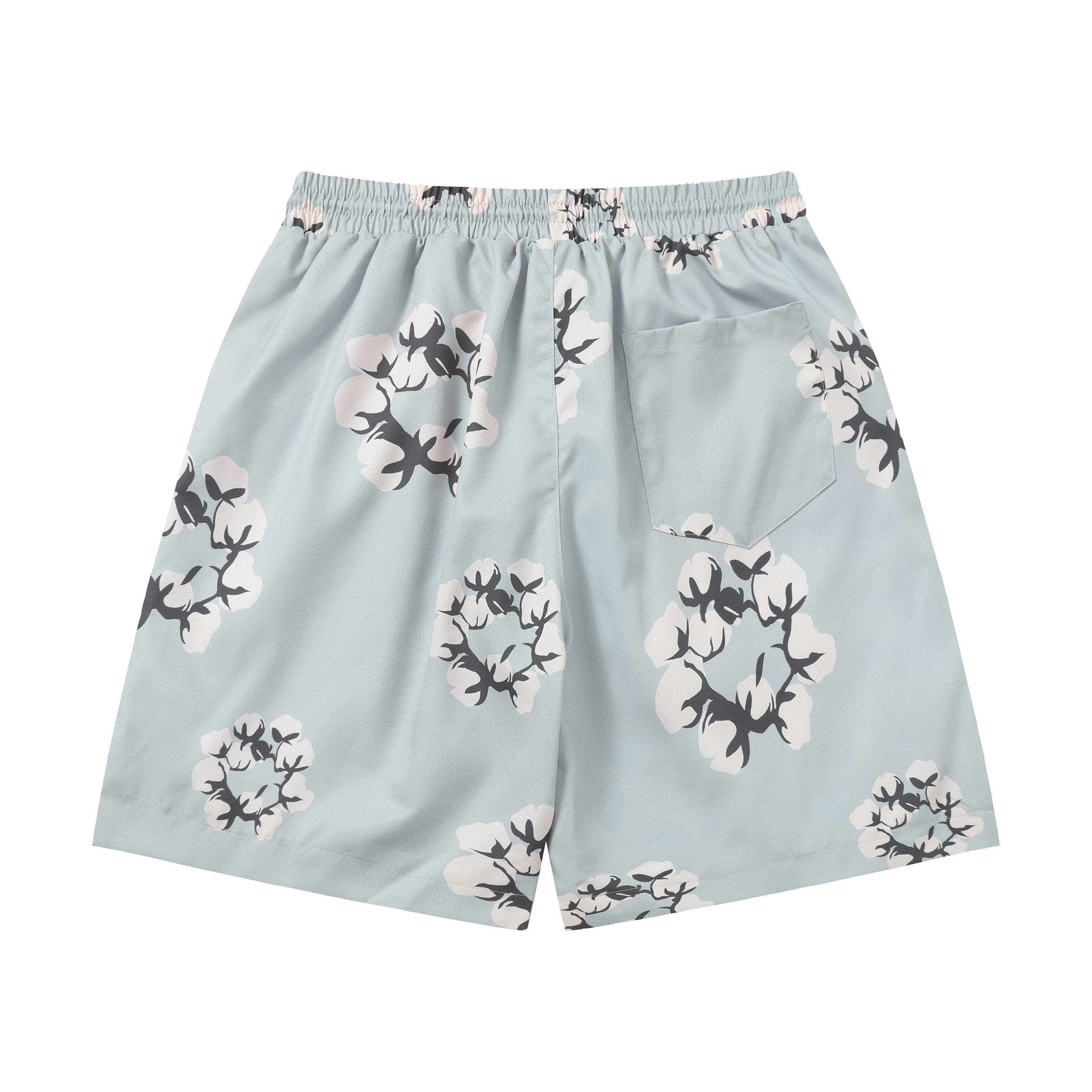 Denim Tears Cotton Wreath Sweatshorts Light Blue