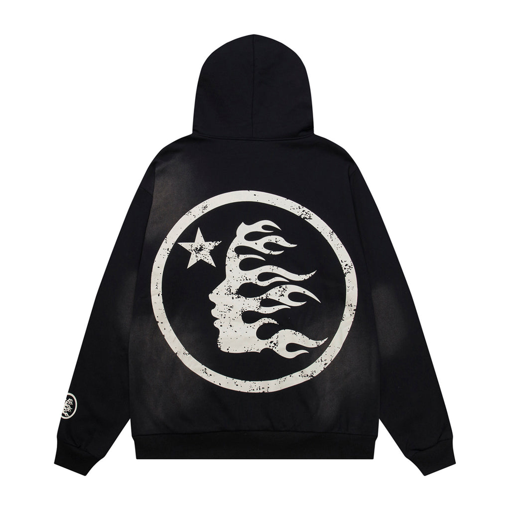 Hoodie Hellstar "  "Classic Logo"  (Black Edition)