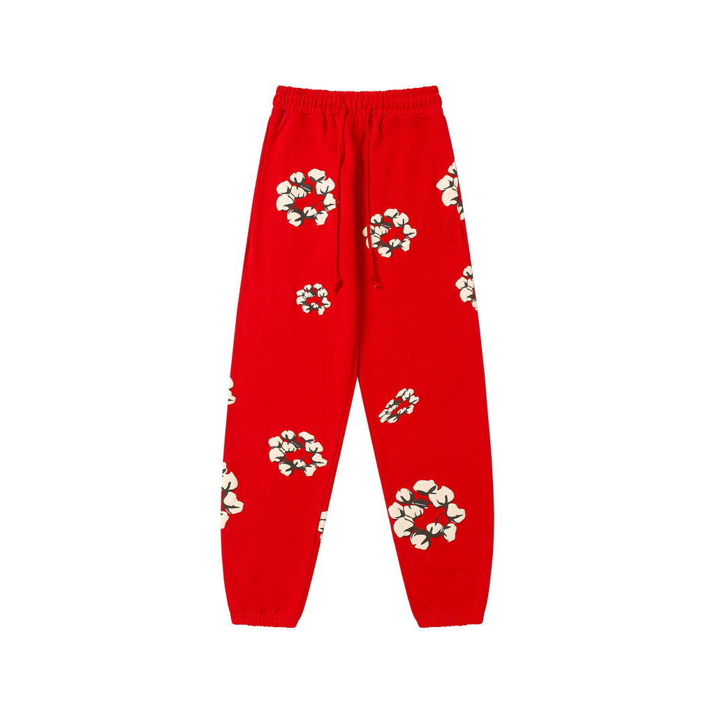 Pantalones Denim Tears Red/White