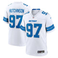 NFL Detroit Lions Aidan Hutchinson Nike Away Game Jersey (White Edition)