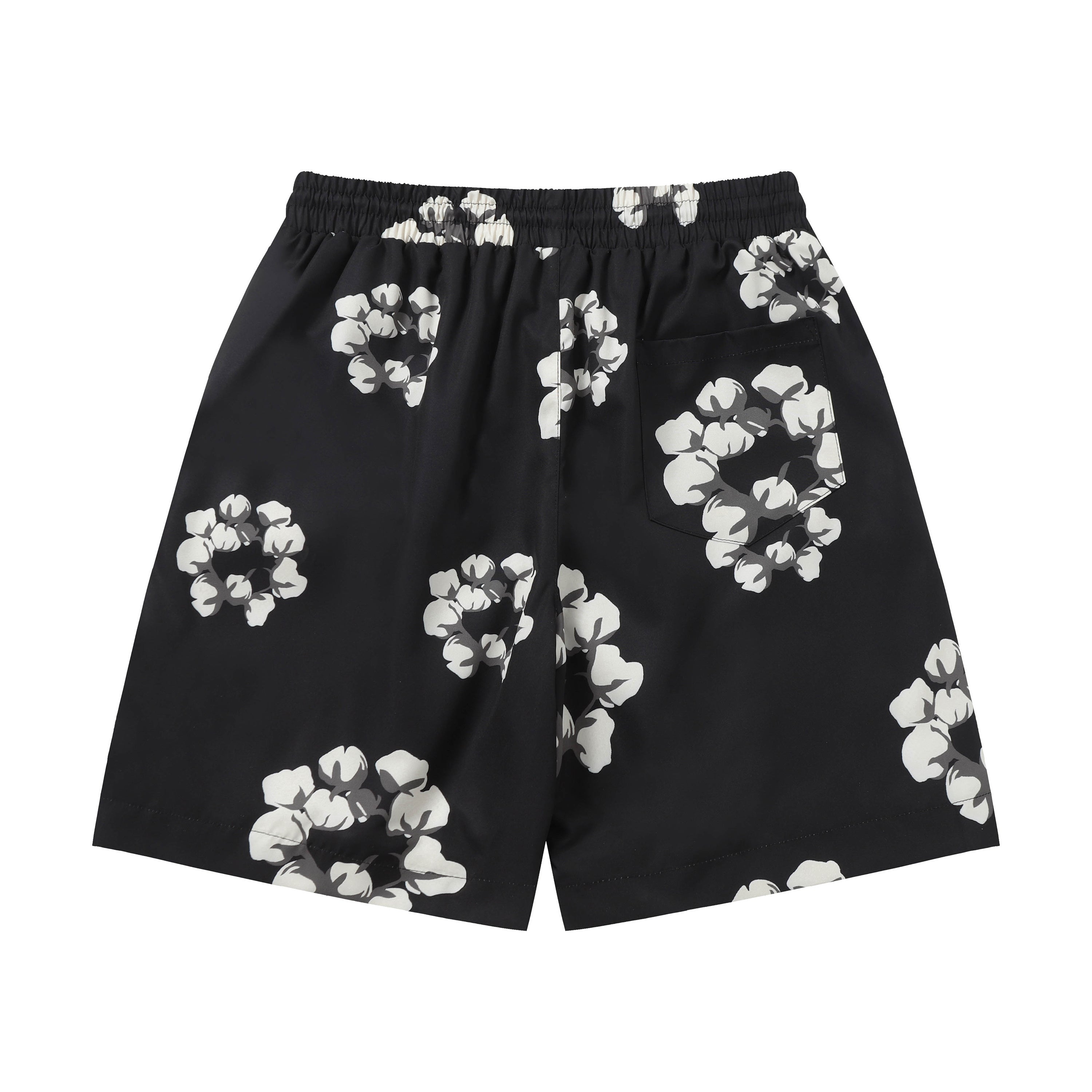Denim Tears Cotton Wreath Sweatshorts Black