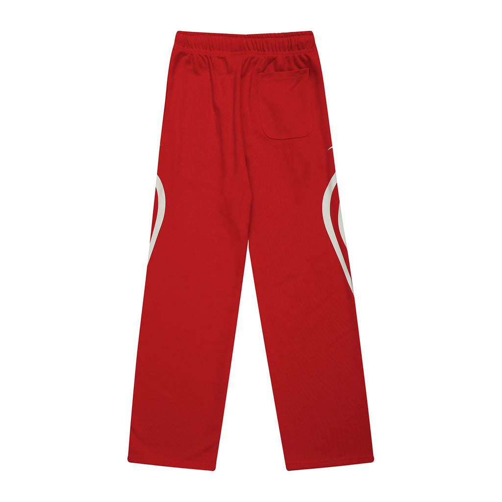 Sweatpants Hellstar Athletics Red "Abstract Wing"