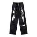 Sweatpants Hellstar "Double Abstract Flame" Black