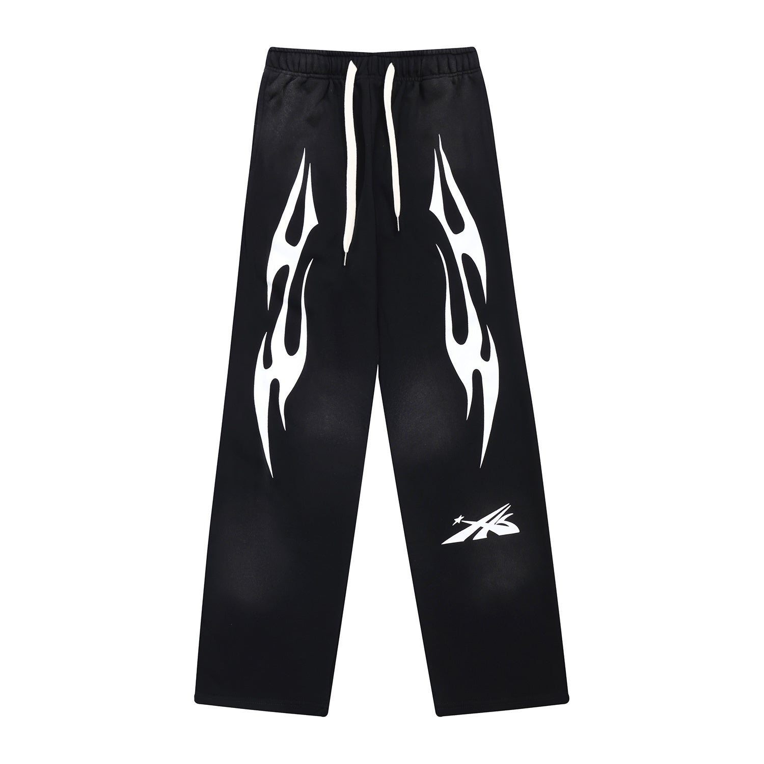Sweatpants Hellstar "Double Abstract Flame" Black
