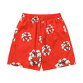 Denim Tears Cotton Wreath Sweatshorts Red