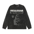 Hoodie Hellstar Athletics Black "Galaxy Space"