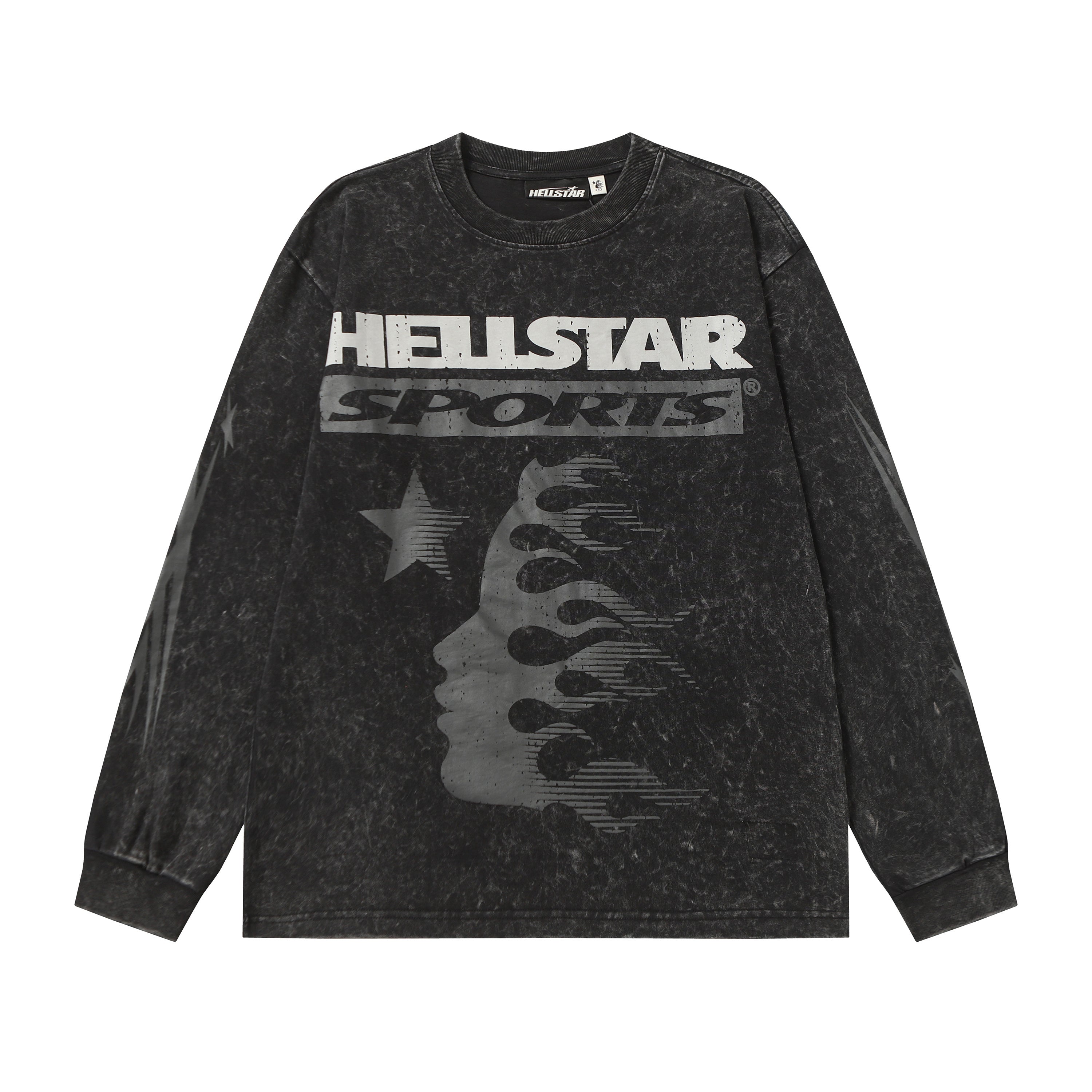 Hoodie Hellstar Athletics Black "Galaxy Space"