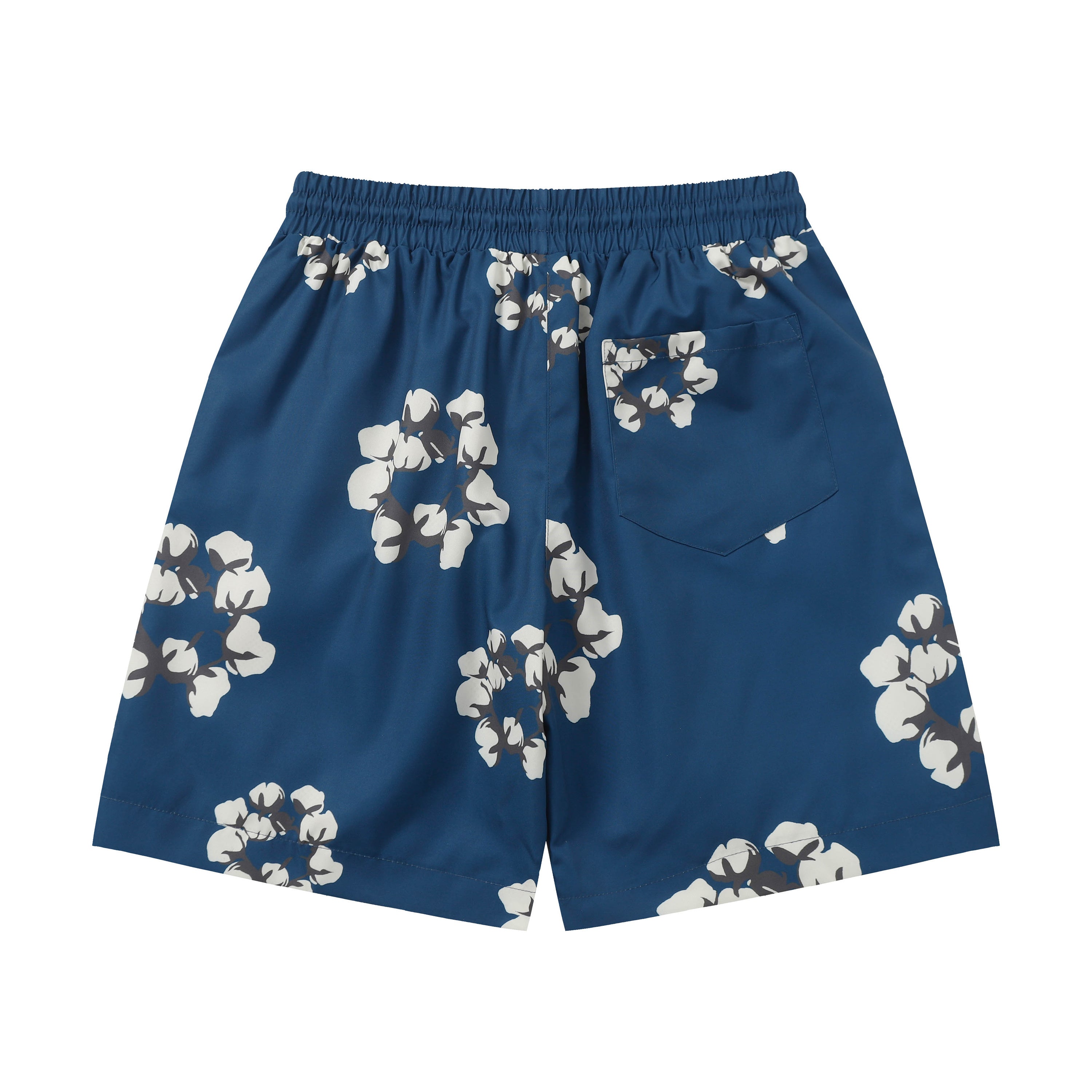 Denim Tears Cotton Wreath Sweatshorts Navy Blue