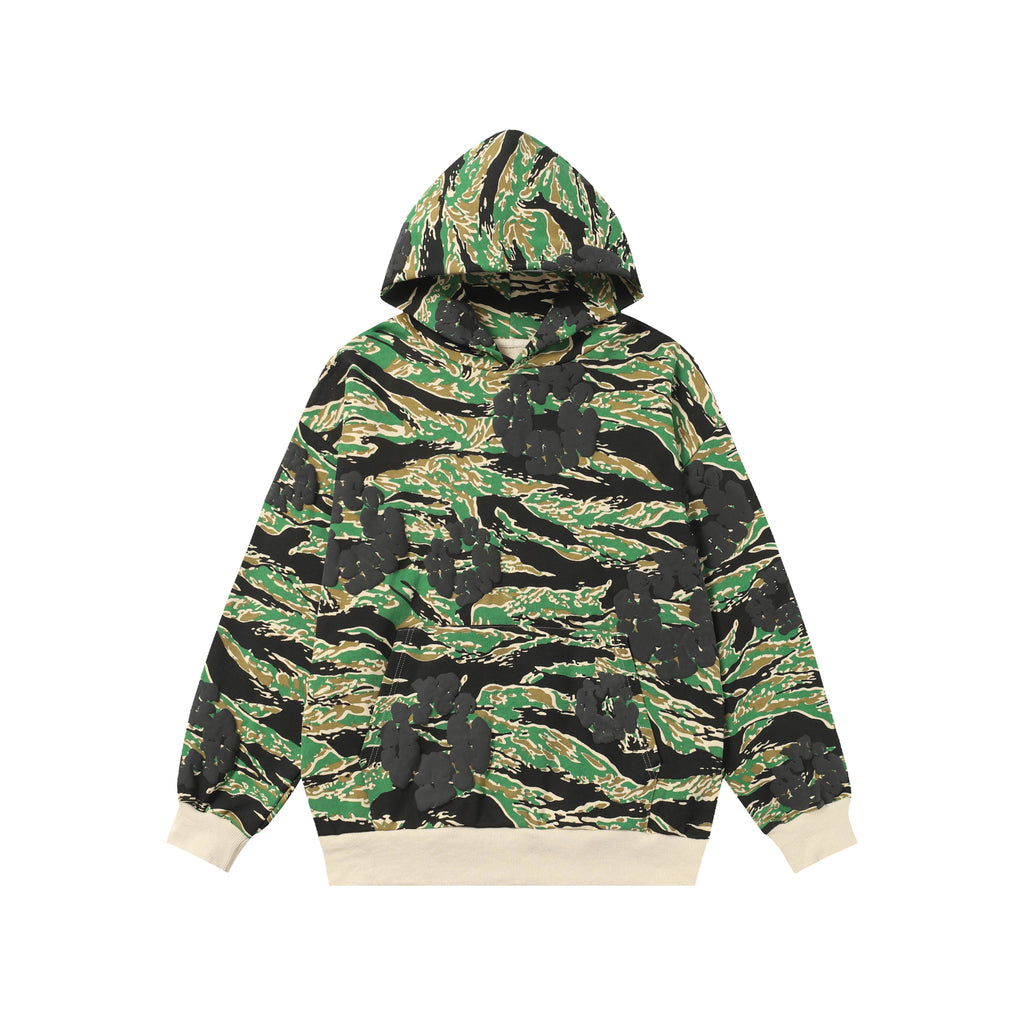 Hoodie Denim Tears Cotton Wreath (Tiger Camo / Black Wreath)