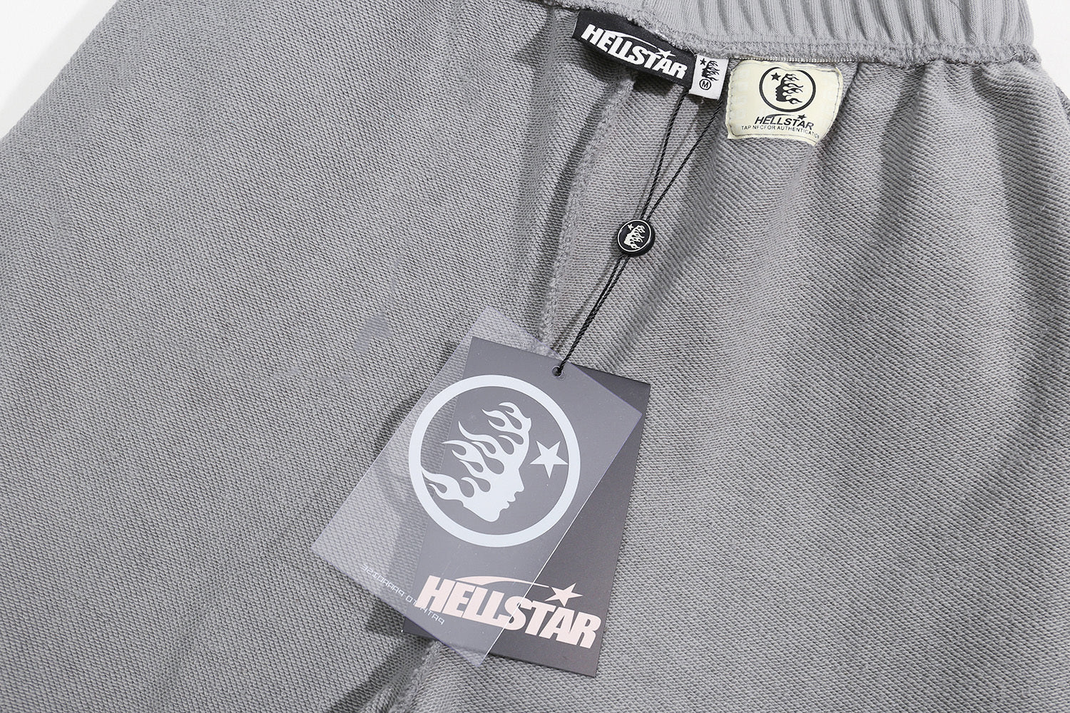 Sweatpants Hellstar Grey "Neon Trace Flame"