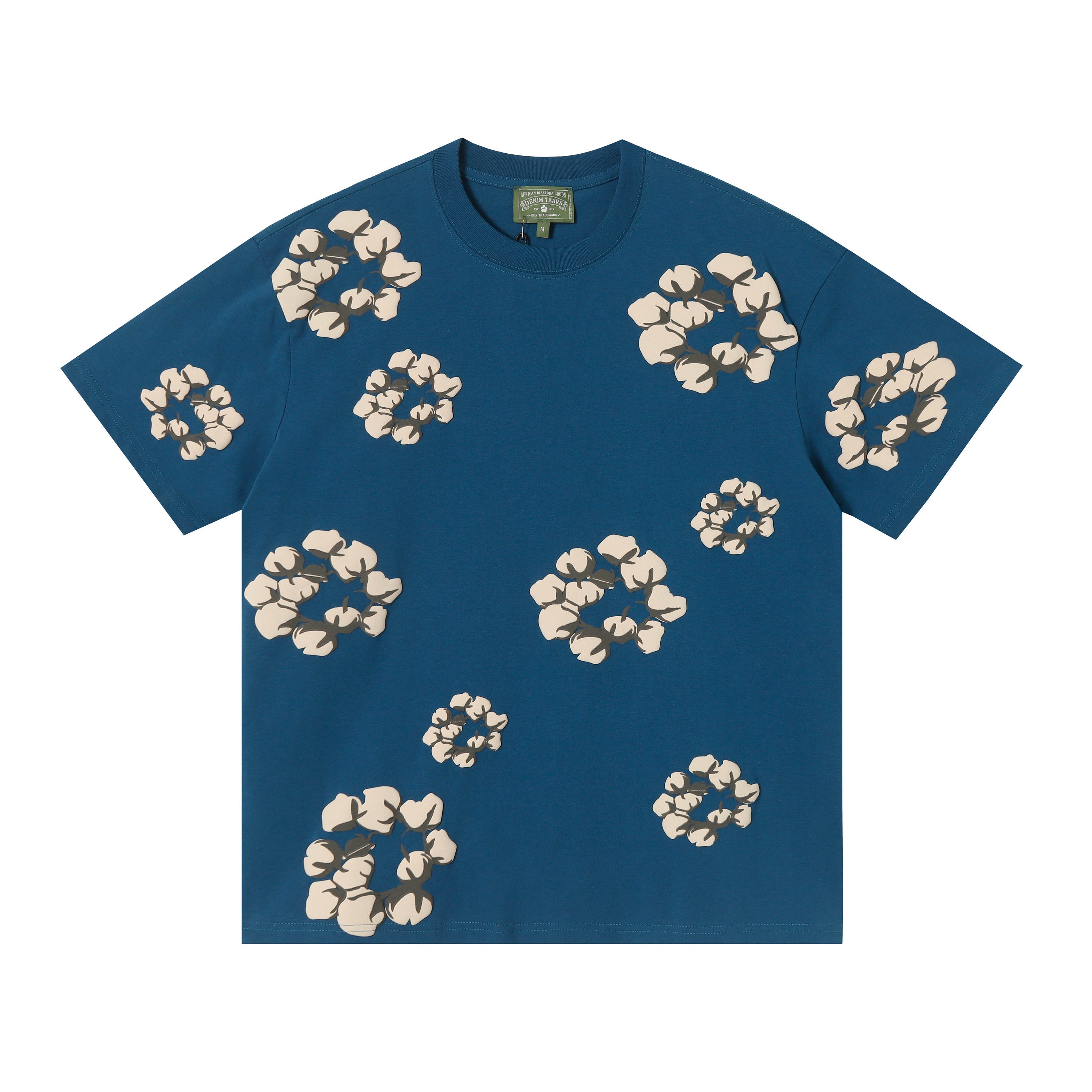 Camisa Denim Tears  Cotton Wreath T-shirt Teal