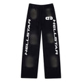 Sweatpants Hellstar "Dual Vertical Logo" Black