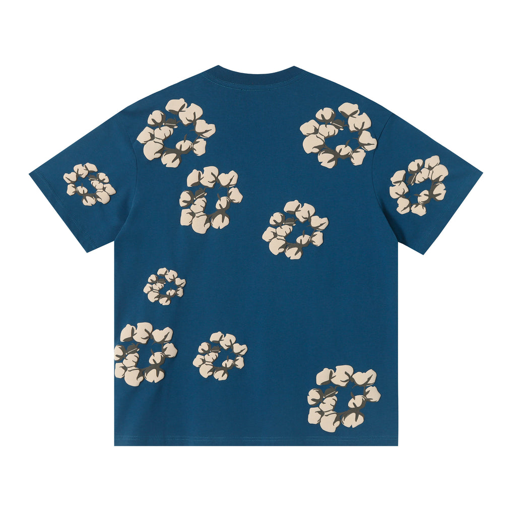 Camisa Denim Tears  Cotton Wreath T-shirt Teal