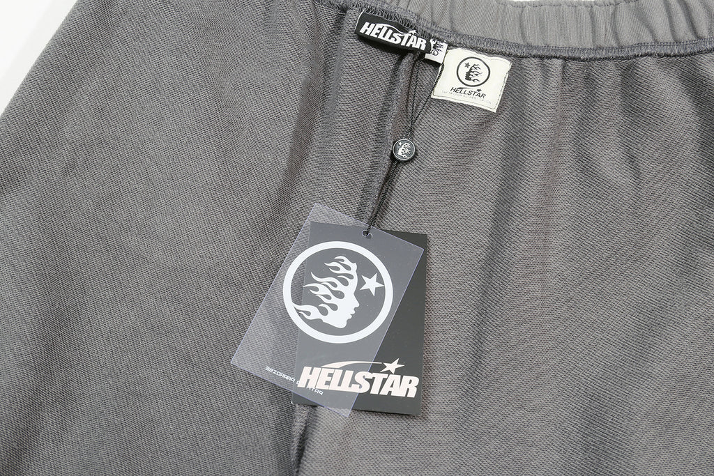 Sweatpants Hellstar Grey "Dual Vertical Logo"