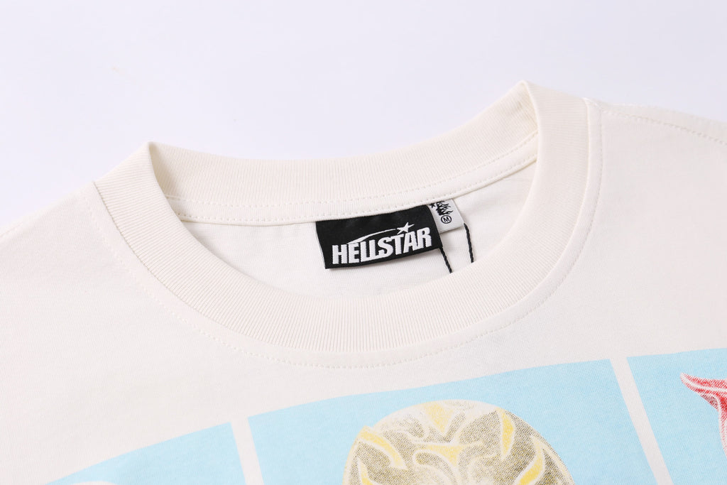 Hellstar x WWE "Rey Mysterio" 9 Masks Graphic Tee.
