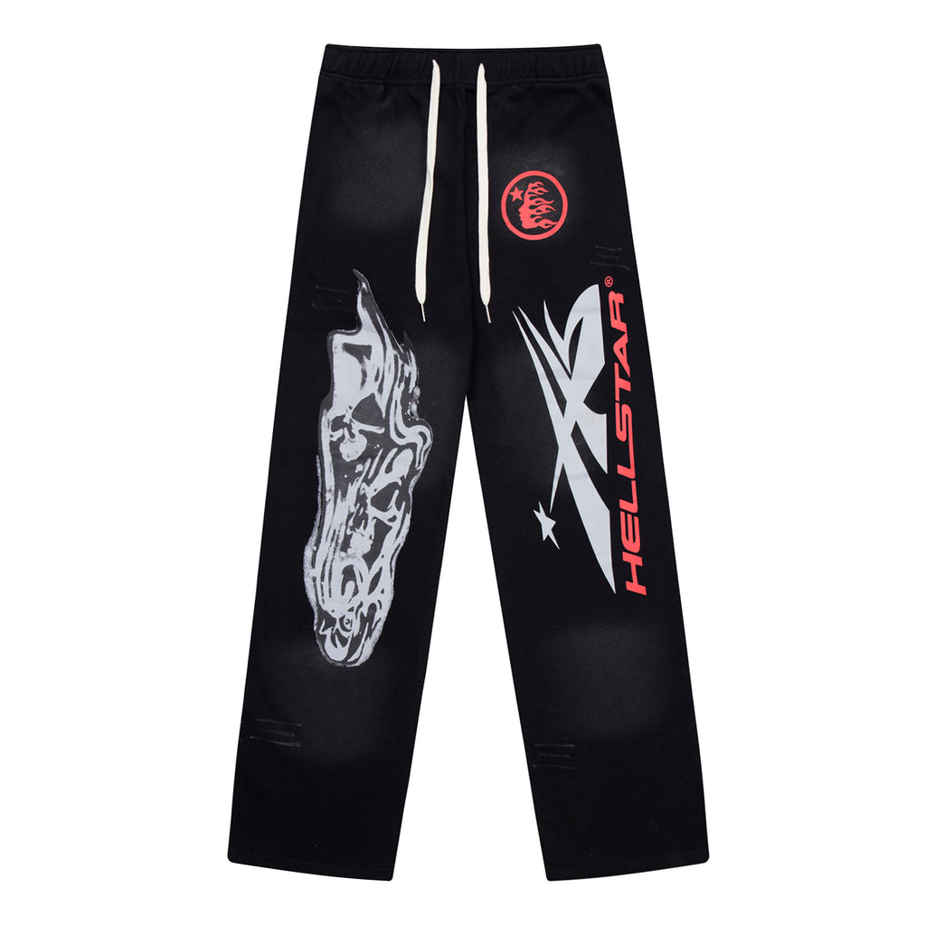 Sweatpants Hellstar Athletics "Skull & Graphic" Black