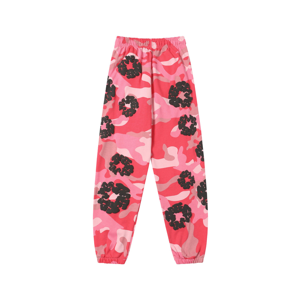 Pantalones Denim Tears Pink Camo/Black Puff