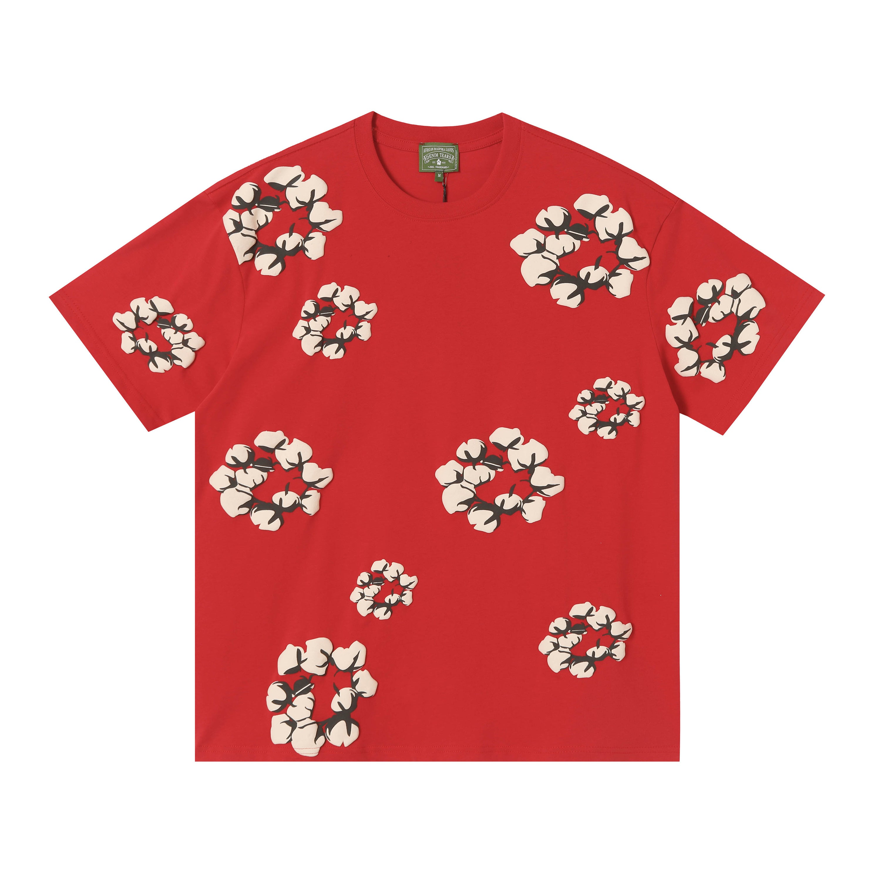 Camisa Denim Tears  Cotton Wreath T-shirt Red