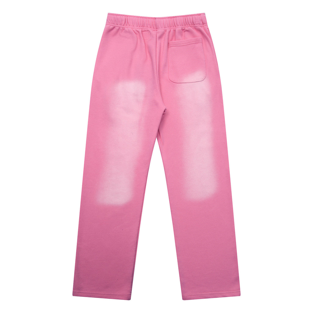 Sweatpants Hellstar Athletics Pink "Neon Trace Flame"