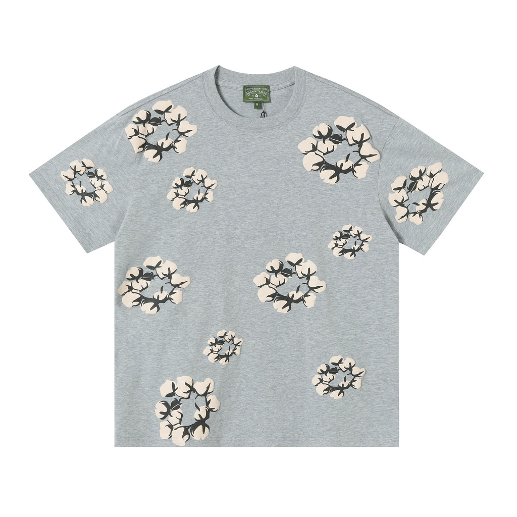 Camisa Denim Tears  Cotton Wreath T-shirt Grey/Heather Grey