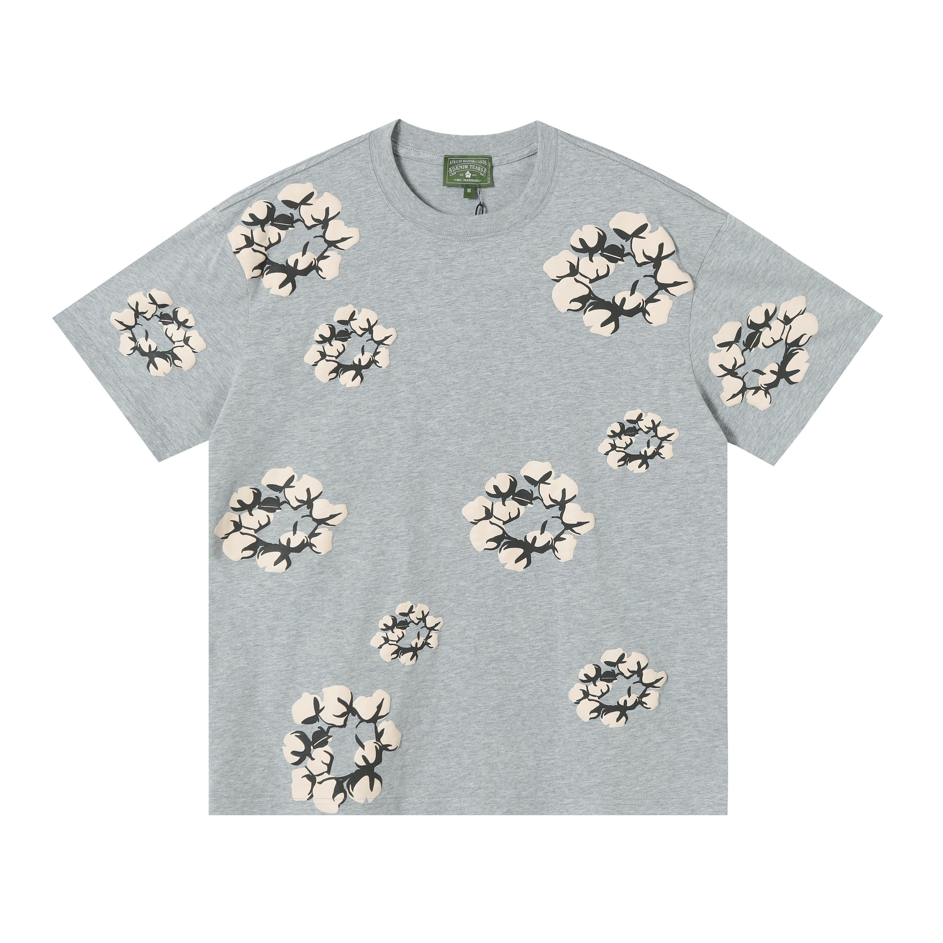 Camisa Denim Tears  Cotton Wreath T-shirt Grey/Heather Grey
