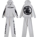 Conjunto Hellstar "Heaven Sounds" Tracksuit (Grey Melange Edition)
