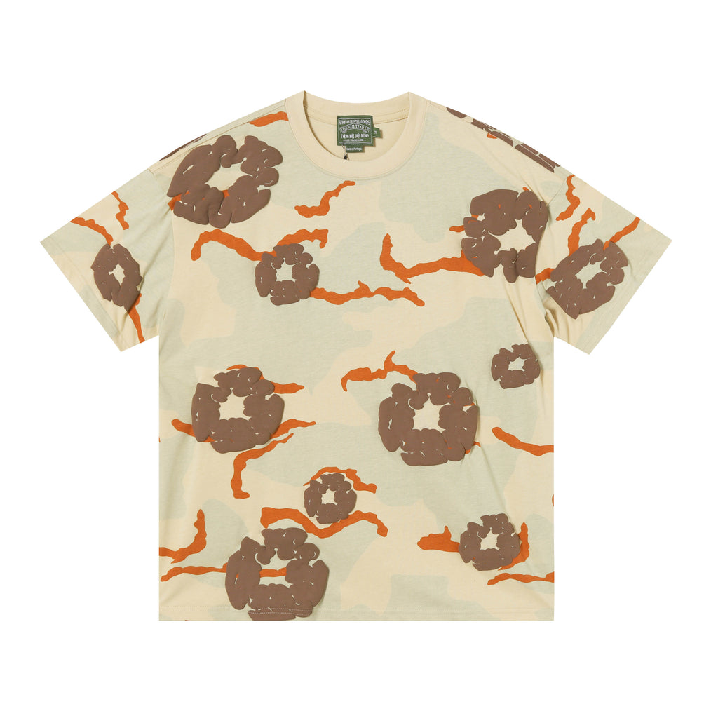 Camisa Denim Tears  Cotton Wreath Tee Desert Camo