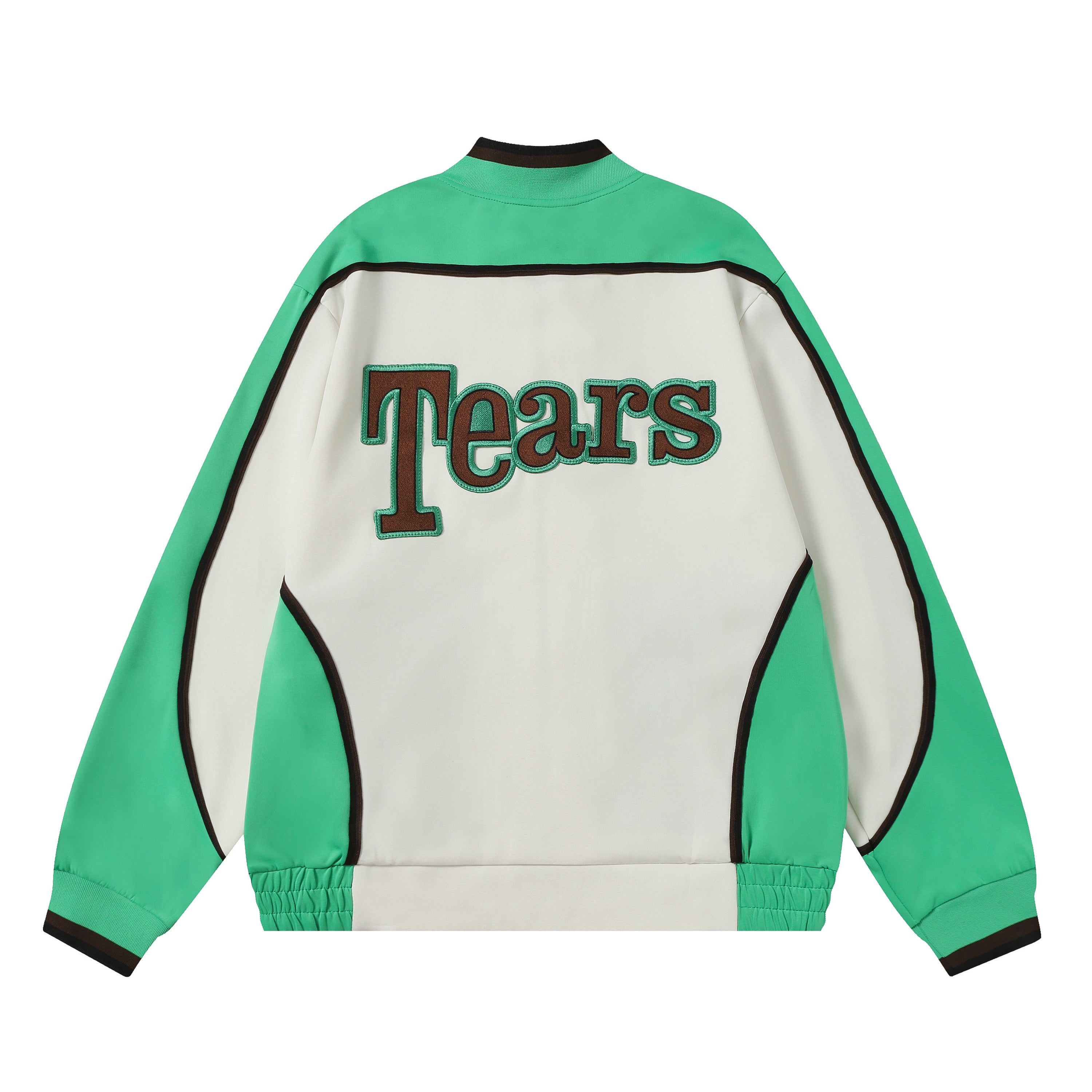 Hoodie Denim Tears D's Track Jacket (White / Green / Brown)