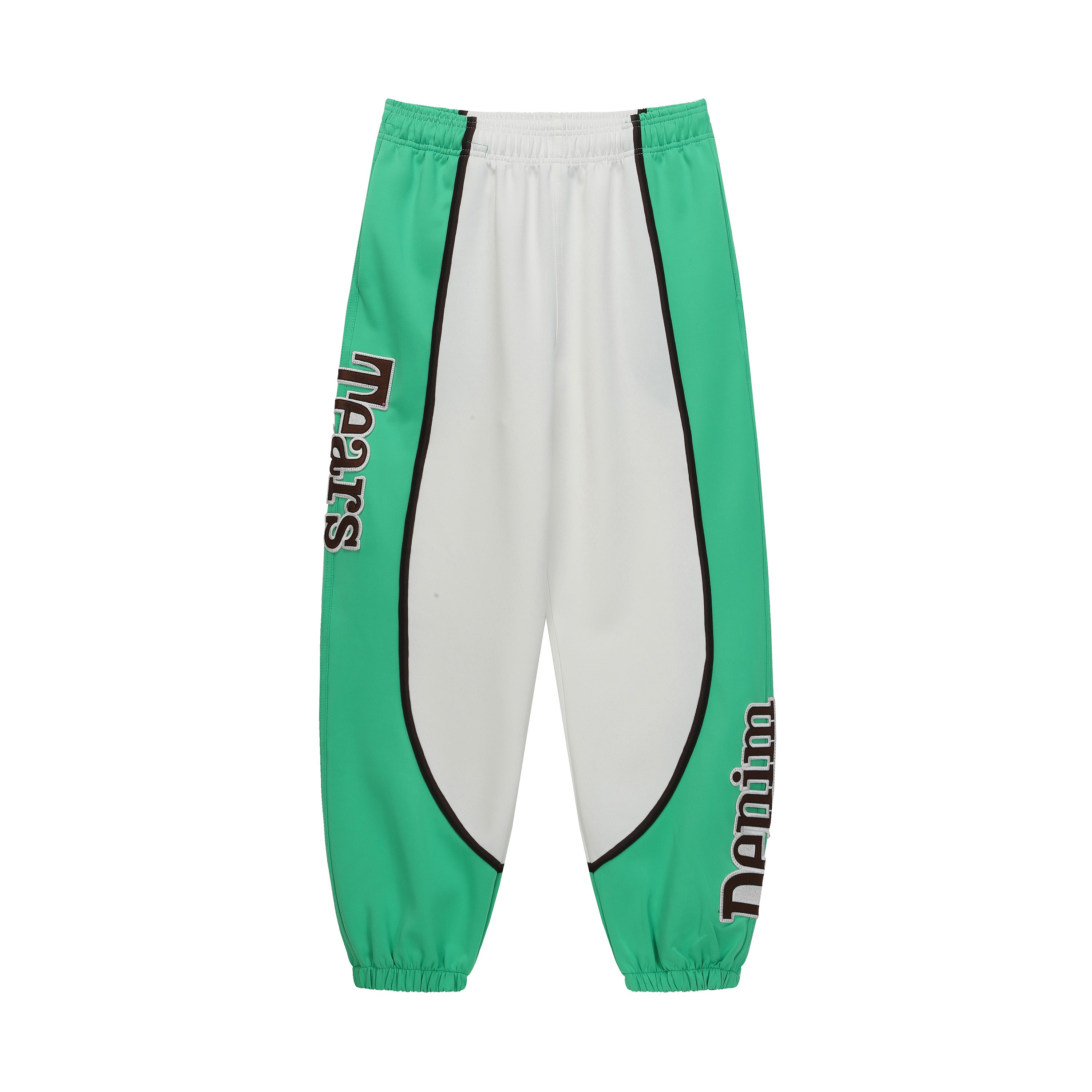 Pantalones Denim Tears Trackpants - Mint Green/White
