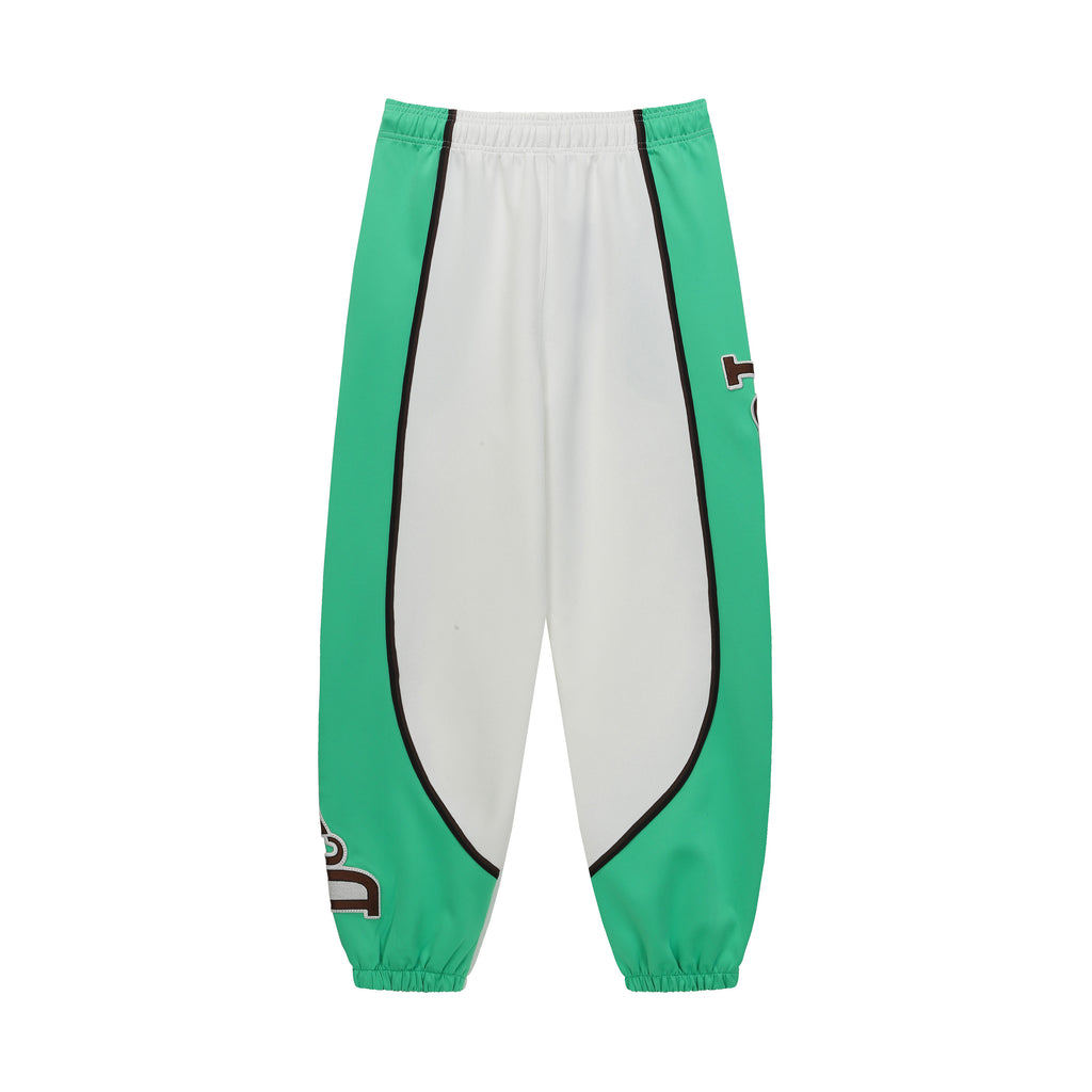 Pantalones Denim Tears Trackpants - Mint Green/White