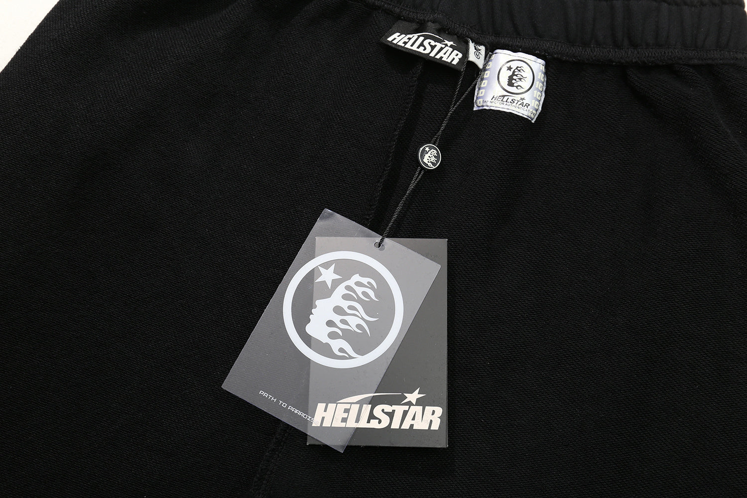 Sweatpants Hellstar Athletics Black "Double Flame Outline"