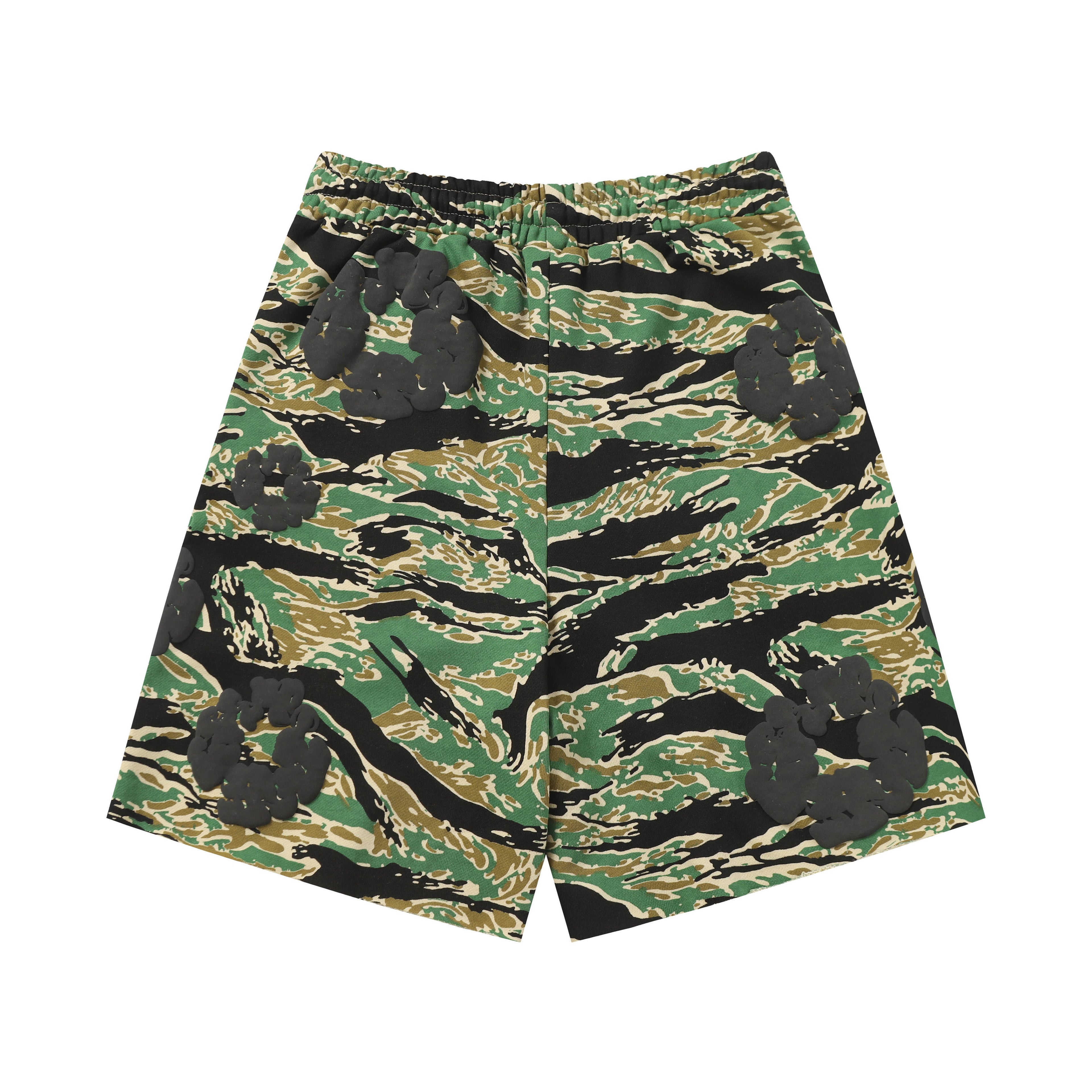 Denim Tears Cotton Wreath Sweatshorts Tiger Camo/Black