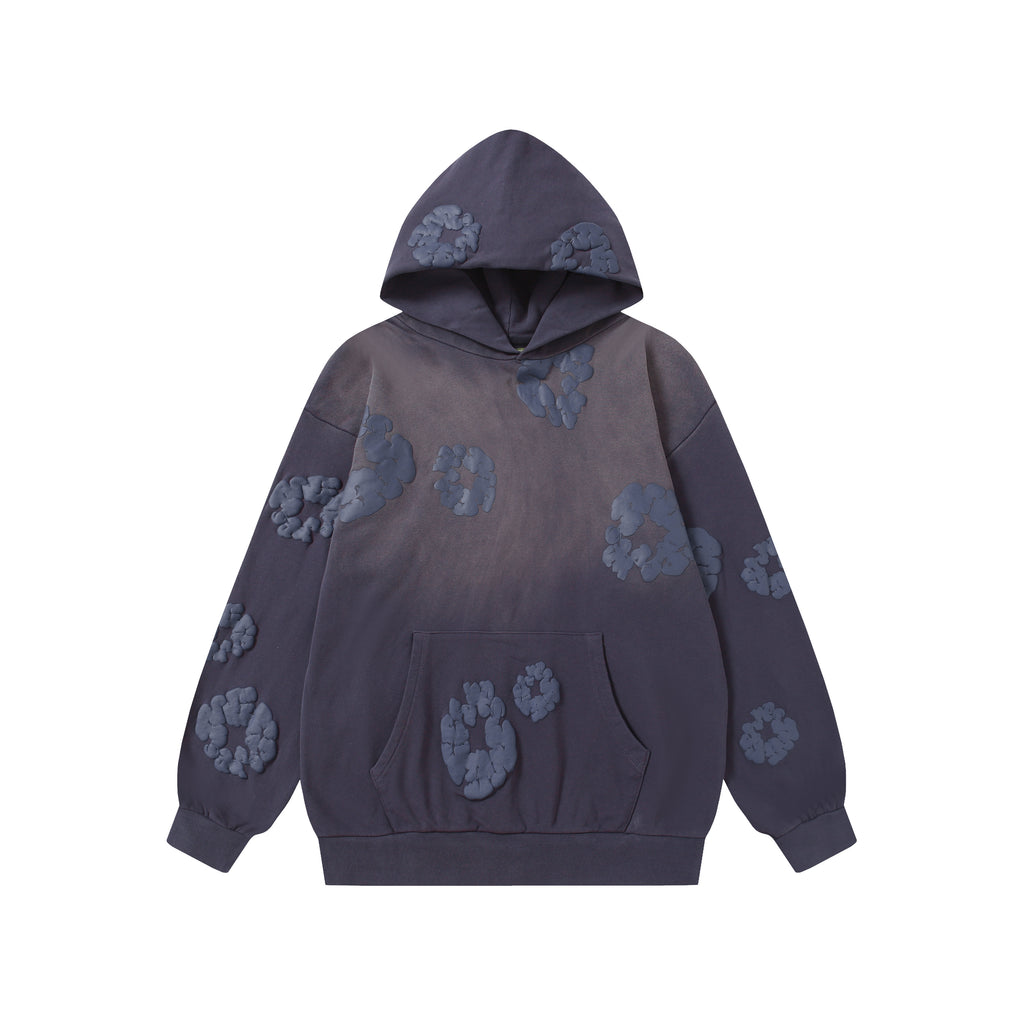Hoodie Denim Tears Cotton Wreath  (Sun-Faded Purple / Navy)