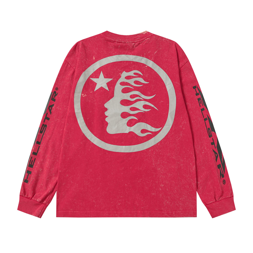 Hoodie Hellstar Sports "Crimson Vintage" Long Sleeve
