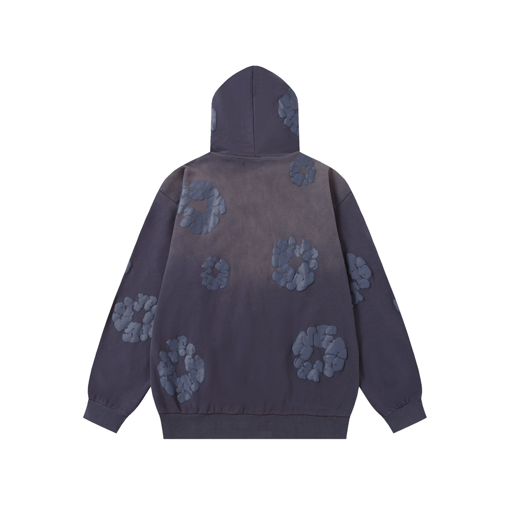 Hoodie Denim Tears Cotton Wreath  (Sun-Faded Purple / Navy)