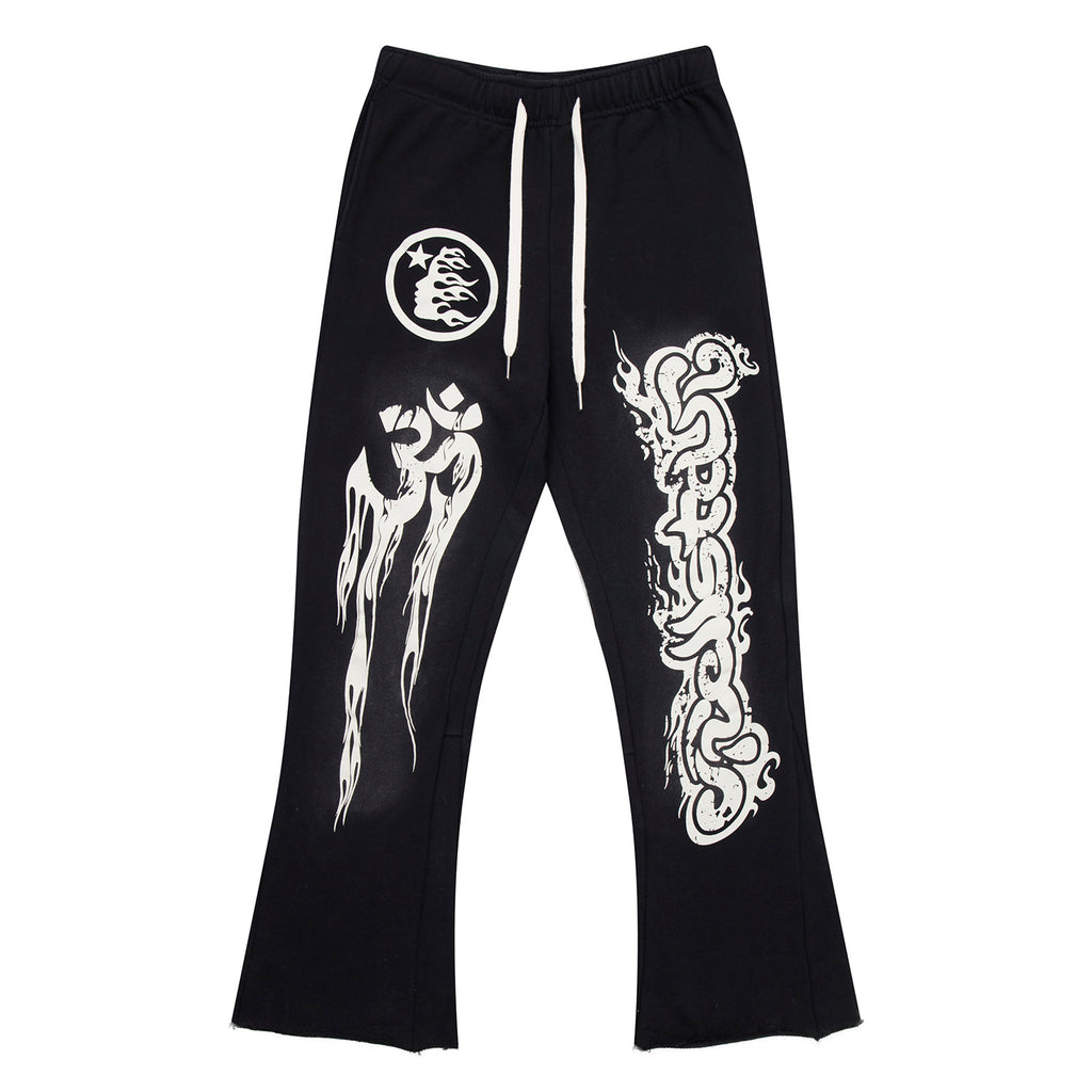 Sweatpants Hellstar Athletics Black "Graffiti & Symbol"