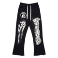 Sweatpants Hellstar Athletics Black "Graffiti & Symbol"