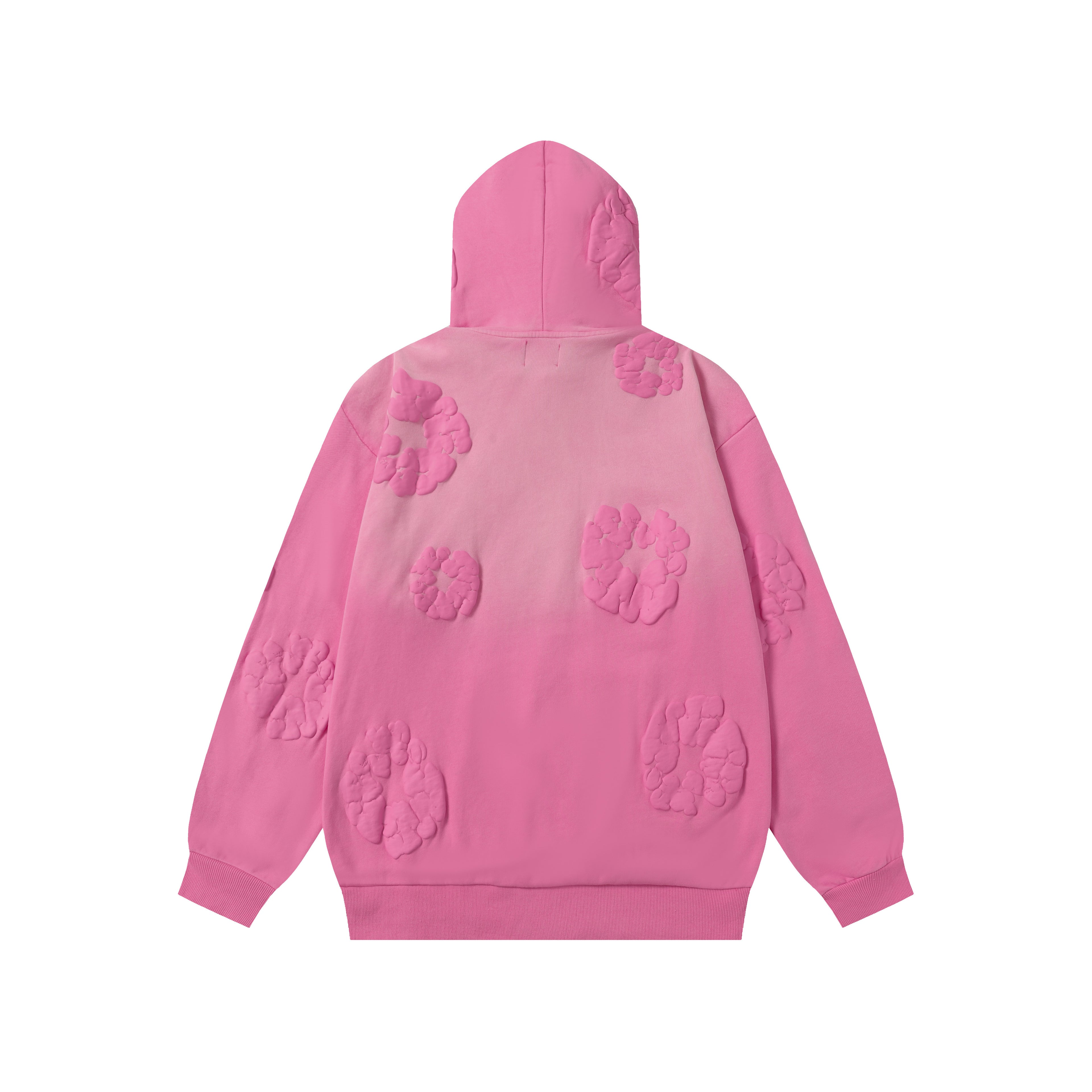 Hoodie Denim Tears Cotton Wreath (Sun-Faded Pink / Pink Wreath)