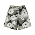 Denim Tears Cotton Wreath Sweatshorts Green Camo/White
