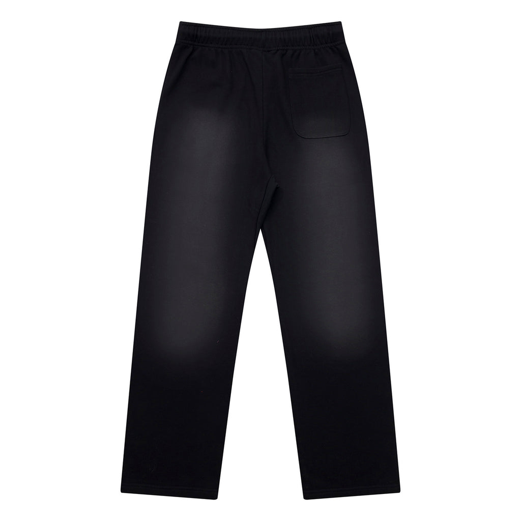 Sweatpants Hellstar Athletics Black "Red Texture Flame"
