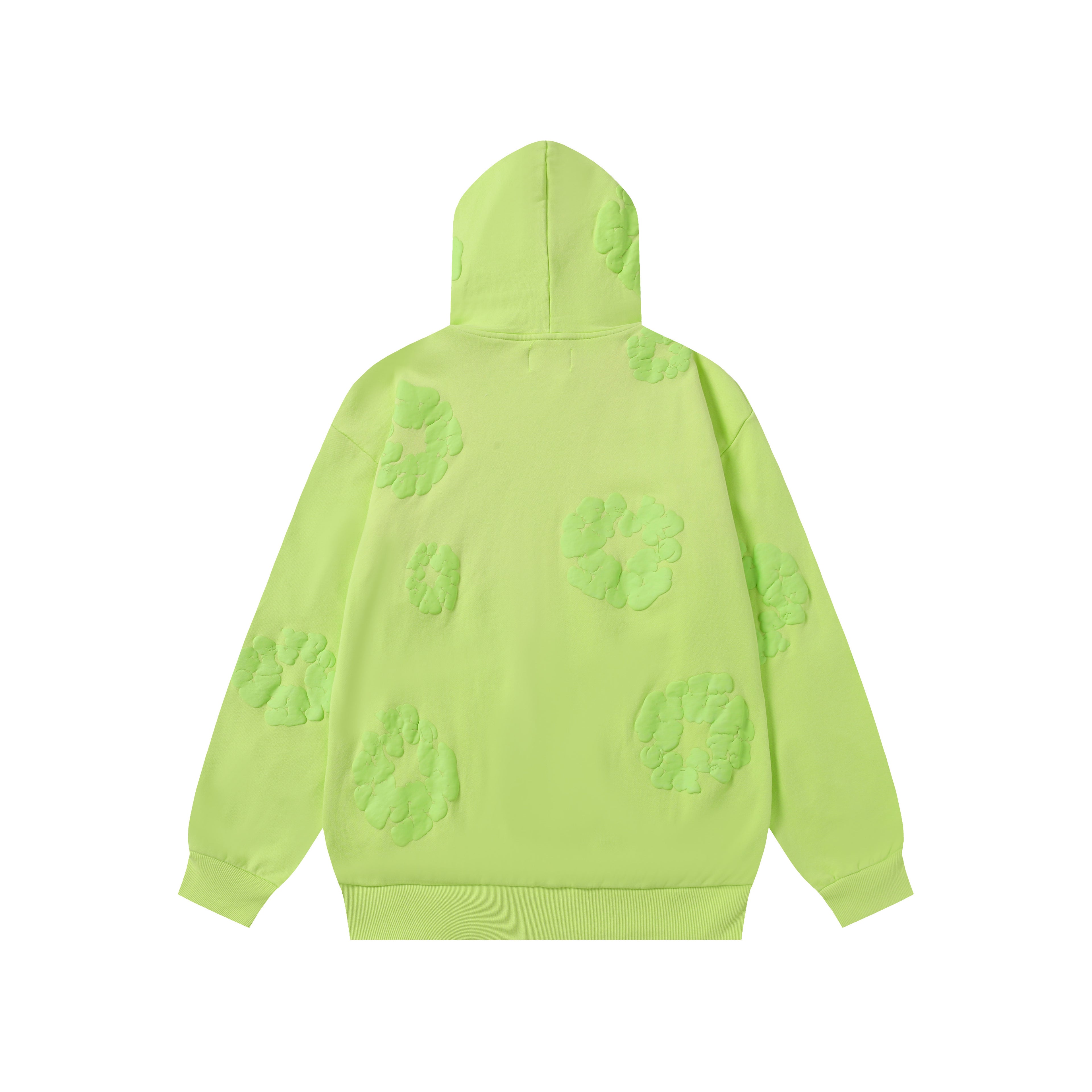 Hoodie Denim Tears Cotton Wreath (Neon Green / Lime)