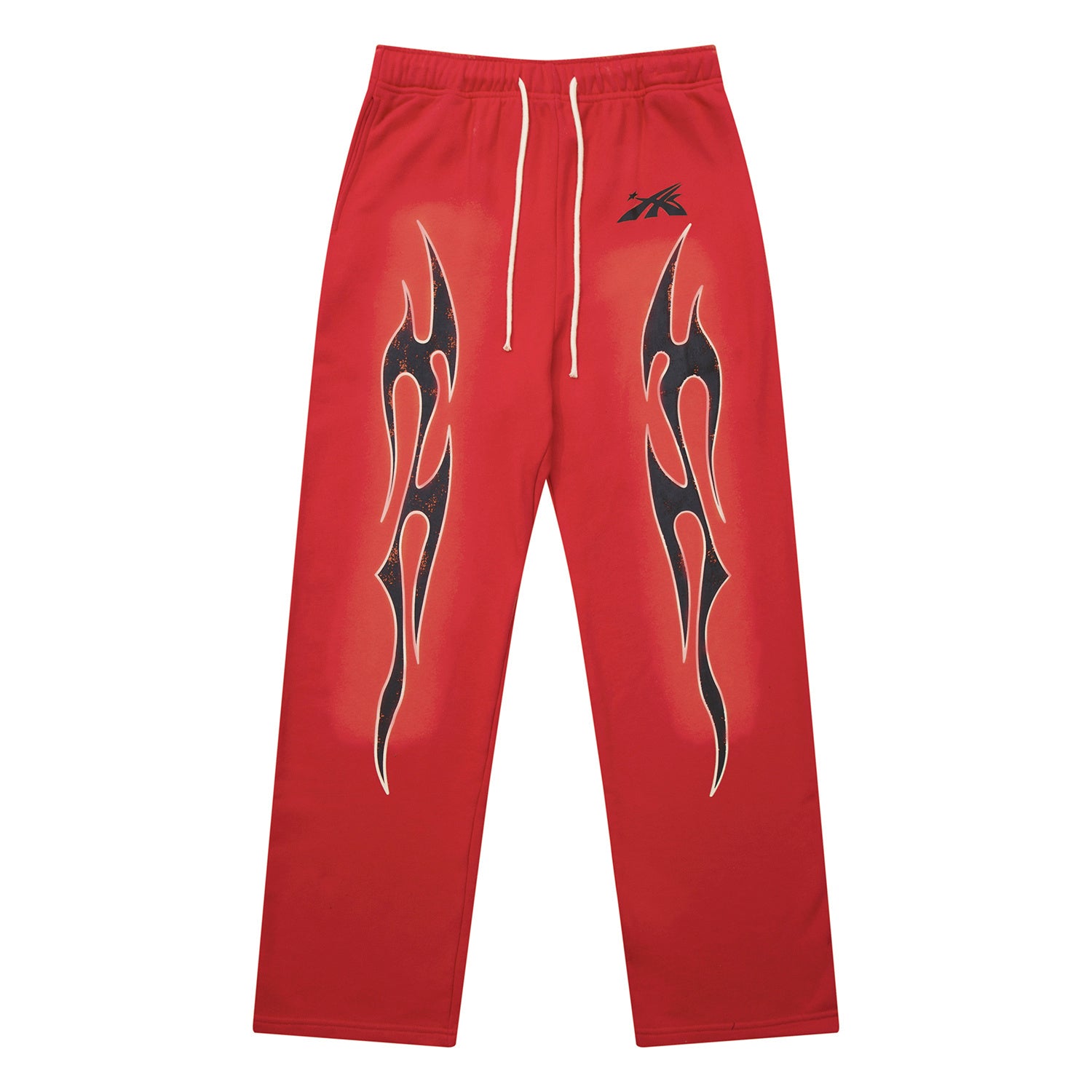 Sweatpants Hellstar Athletics Pink "Double Flame Outline"