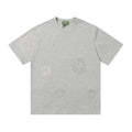 Camisa Denim Tears  Cotton Wreath Rhinestone Tee Grey