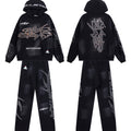 Conjunto Hellstar "Brainwashed" Tracksuit (Black & Stone Edition)