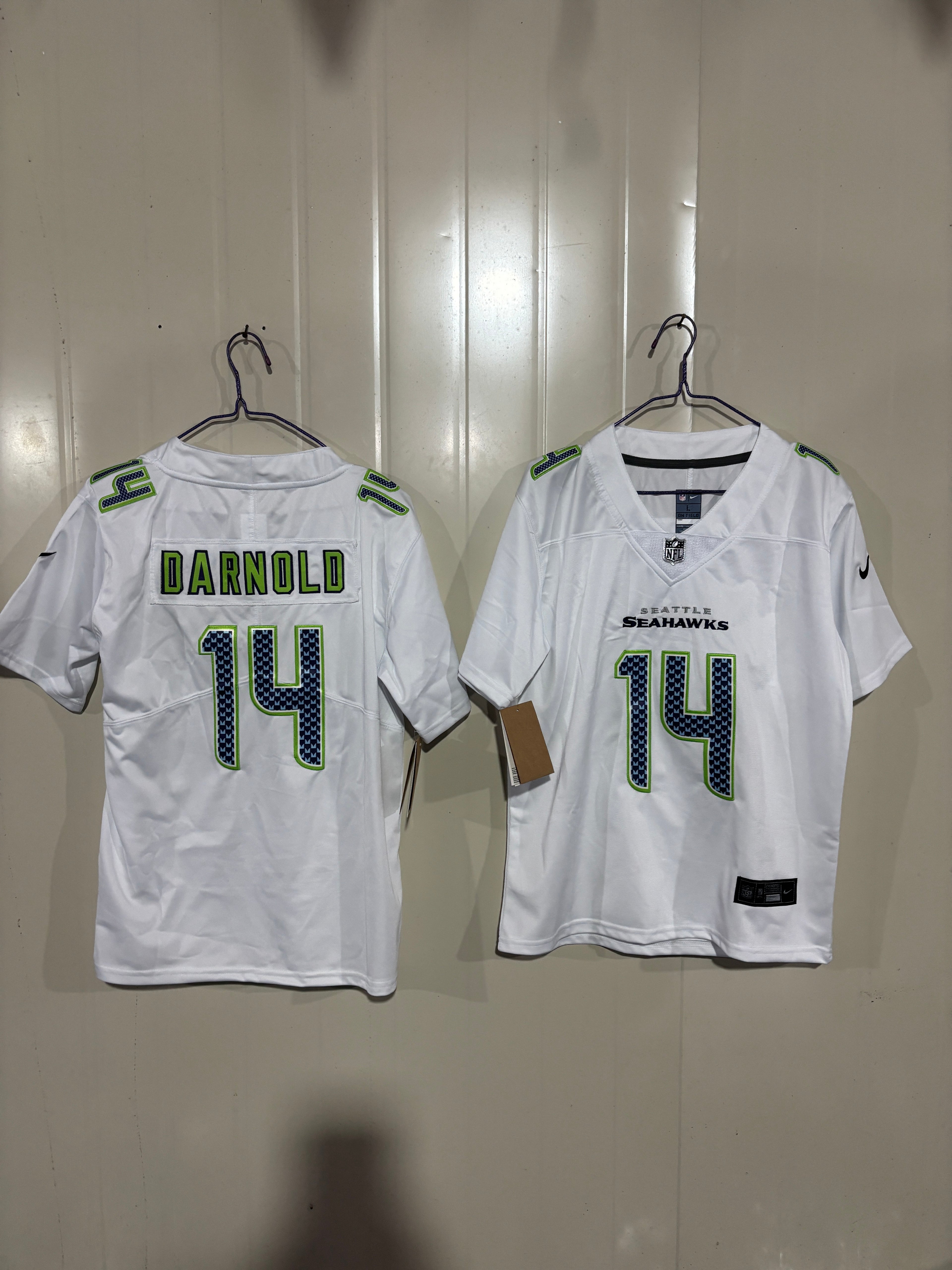 NFL Seattle Seahawks Sam Darnold Nike Away Game Jersey