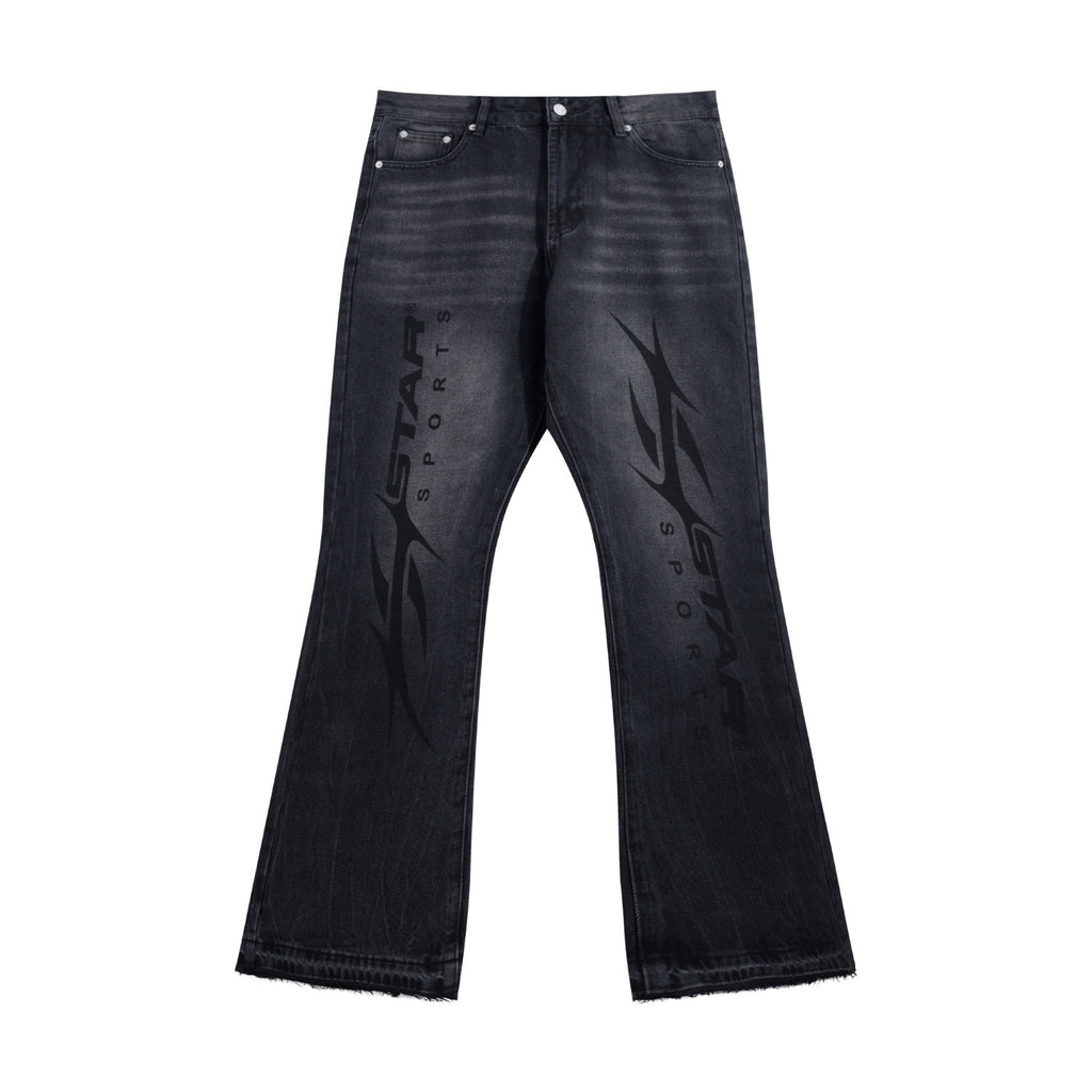 Jeans Hellstar Sports Black Flare Denim
