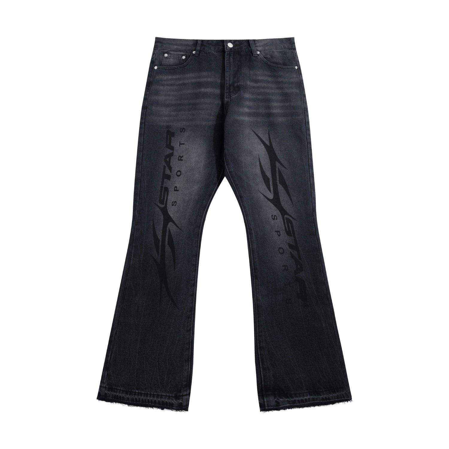 Jeans Hellstar Sports Black Flare Denim