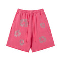 Denim Tears Cotton Wreath Sweatshorts Pink/Silver
