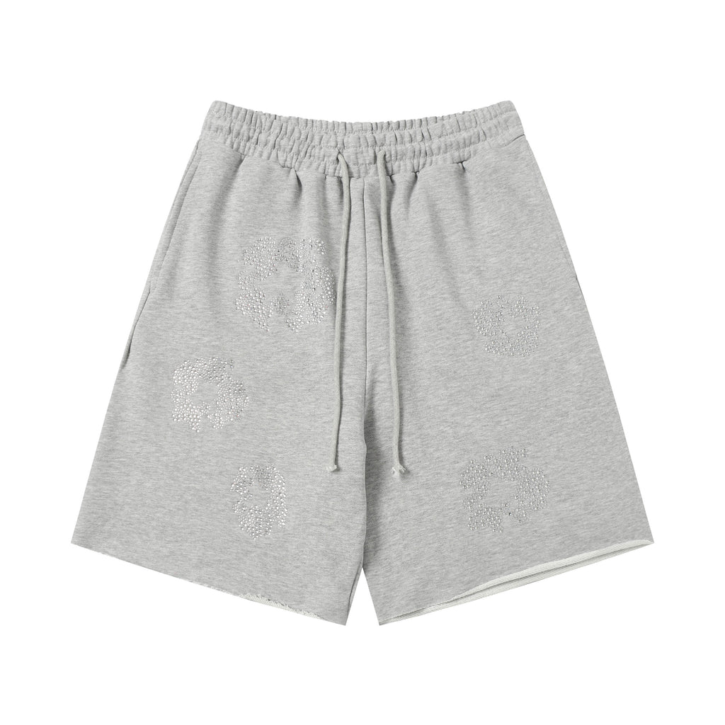 Denim Tears Cotton Wreath Sweatshorts Grey/Silver