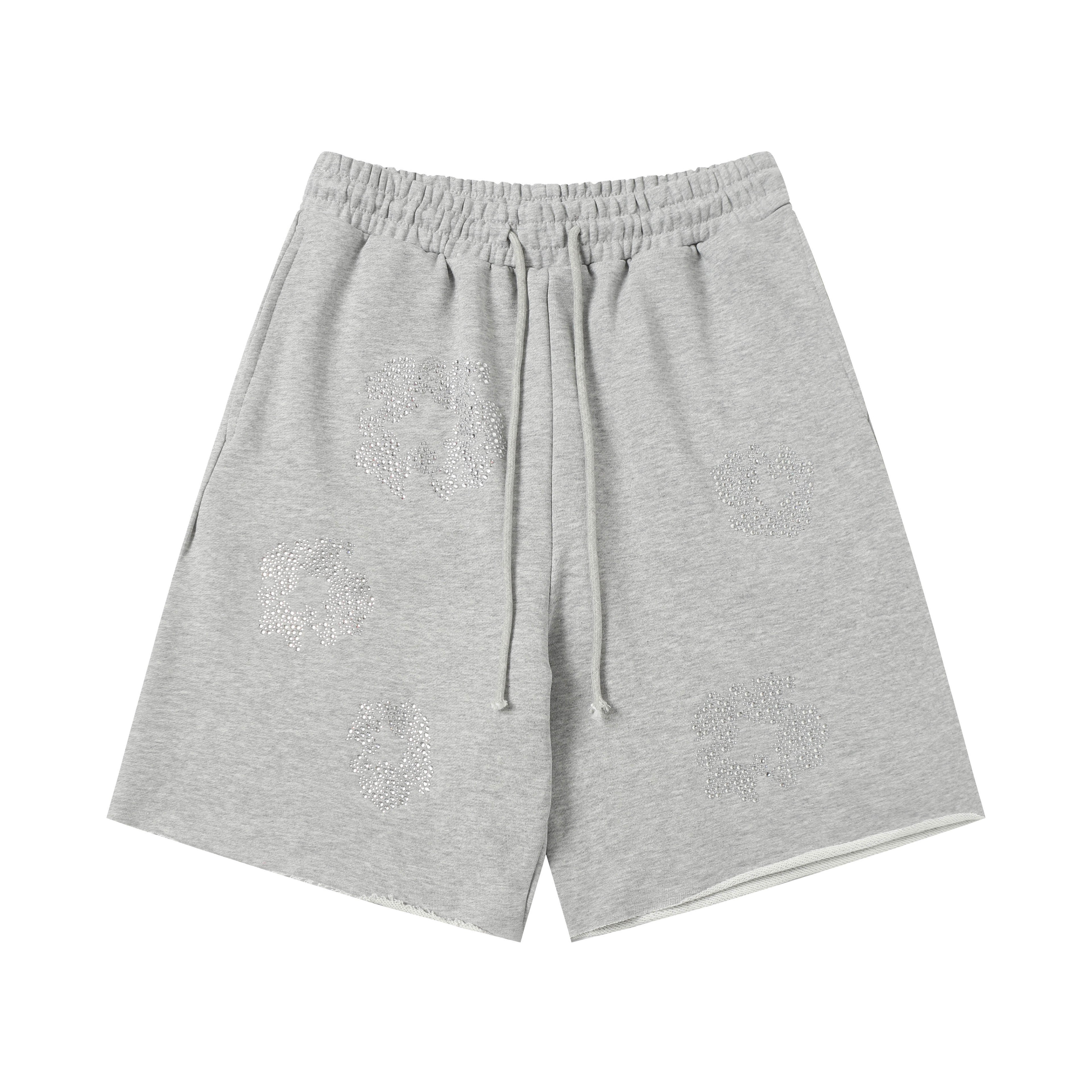 Denim Tears Cotton Wreath Sweatshorts Grey/Silver